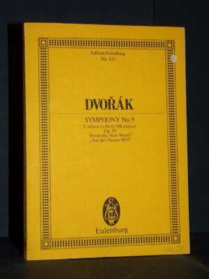 Dvorak – Symphony No. 9 (E minor) Op.95 (Spartiti) – Eulenburg N. 433 (EE 6033) - Musica - Spartiti - Libreria del novecento