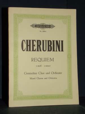Cherubini – Requiem (C-m) (Mixed Chorus & Orchestra) (Spartiti) – Peters Nr. 2004a (EP 30228) - Musica - Spartiti - Libreria…