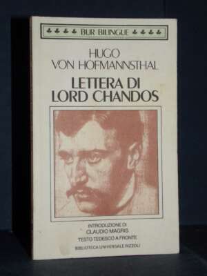 Hugo von Hofmannsthal – Lettera di Lord Chandos – BUR Bilingue / L546 – 1991 - Biografie - Libreria del novecento