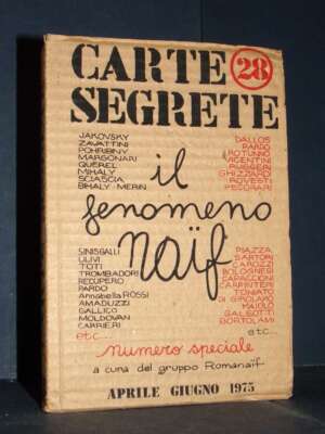 Domenico Javarone – Rivista: Carte Segrete, Anno IX-9, N°28 – Aprile-Giugno 1975 - Periodici / Riviste - Libreria del novece…