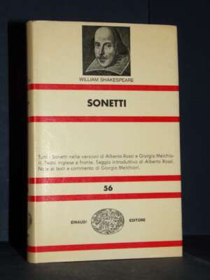 Shakespeare – Sonetti (originale a fronte) – Einaudi / NUE 56 – 1966 - Poesia - Libreria del novecento