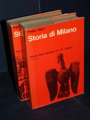 Pietro Verri – Storia di Milano – Sansoni / PSI 116-117 & 118-119 – 1963 (4 voll. in 2 tomi) - Storia - Libreria del novecen…