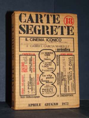 Javarone, Toti – Rivista: Carte Segrete, Anno VI-6, N°18 – Aprile-Giugno 1972 - Periodici / Riviste - Libreria del novecento