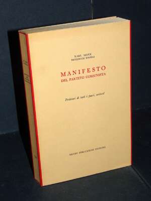 Marx, Engels – Manifesto del Partito Comunista – Silvio Berlusconi Editore / Utopia 8 – 1999 - Filosofia - Libreria del nove…