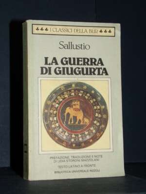 Sallustio – La guerra di Giugurta (latino a fronte) – I Classici della BUR / L88 – 1983 - Classici - Libreria del novecento