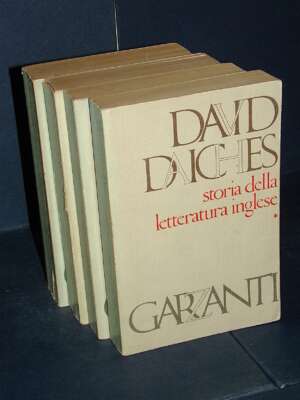 David Daiches – Storia della letteratura inglese – Garzanti / Saggi – 1973 (4 volumi) - Critica letteraria Linguistica - Lib…