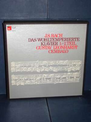 5 LP BOX – Bach, Leonhardt: Das Wohltemperierte Klavier 1+2 Teil – BASF 59 29173-1 – GER 1973 - LP - Classica e lirica - Lib…