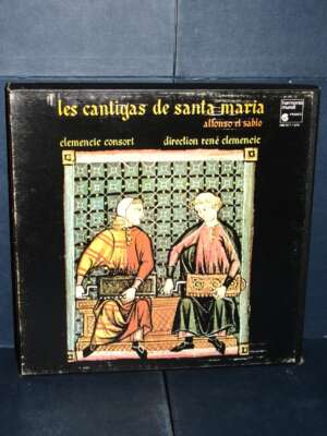 3 LP BOX – Les Cantigas De Santa Maria (Clemencic Consort) – Harmonia Mundi France HM 977-979 – 1976 - LP - Classica e liric…