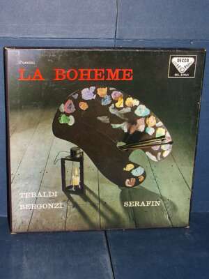 2 LP BOX – Puccini: La Bohème (Tebaldi, Bergonzi, Serafin) – Decca SXL 2170/1 – UK - LP - Classica e lirica - Libreria del n…