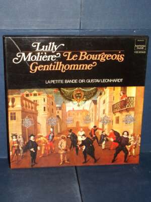 2 LP BOX – Lully, Molière: Le Bourgeois Gentilhomme (Leonhardt) – Harmonia Mundi 1C157-99724/25 – GER - LP - Classica e liri…