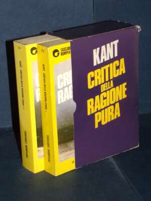 Kant – Critica della ragion pura 1-2 – Bompiani / TB Classici 13-14 – 1989 (2 volumi) - Filosofia - Libreria del novecento