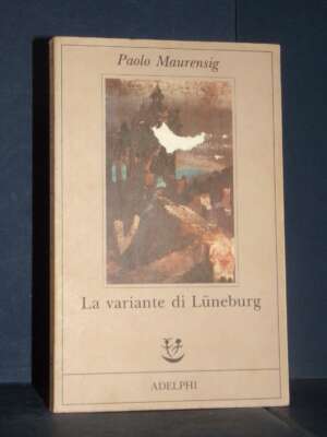 Paolo Maurensig – La variante di Luneburg – Adelphi / Fabula 70 – 1993 - Letteratura Italiana - Narrativa - Libreria del nov…