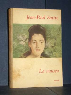Jean-Paul Sartre – La nausea – Einaudi / I Coralli 13 – 1955 - Letteratura straniera - Narrativa - Libreria del novecento